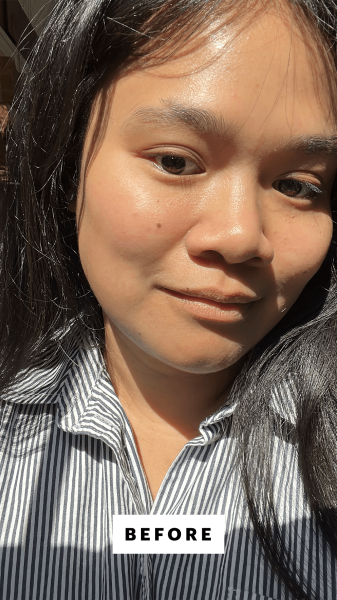 Calaor before using the Morphe Buttery Blends 4Piece Face Brush Set