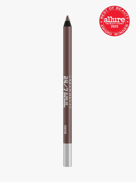24/7 Glide-On Pencil Eyeliner in Tootsie in branded component with best of beauty 2025 seal in the top right corner on a light gray background
